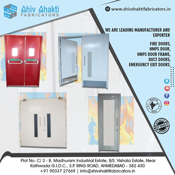 Hospital Doors Manufacturers